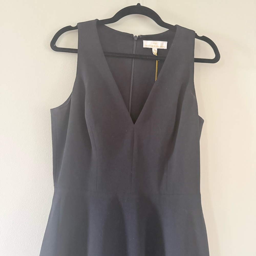 Dress the Population | Elegant Black Midi Dress - Picture 3 of 8